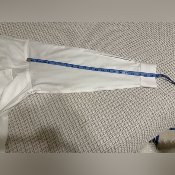 Paul Frederick Non-Iron Cotton Solid Dress Shirt
With Contrast Trim - Picture 11 of 11